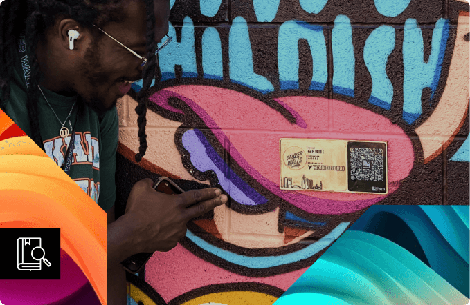Blockchain and art merge - Denver Walls